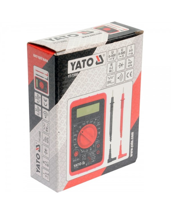 Мультиметр цифровой YATO YT-73080