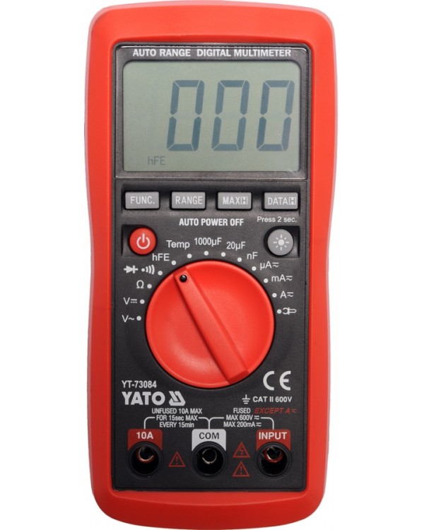 Мультиметр цифровой YATO YT-73084