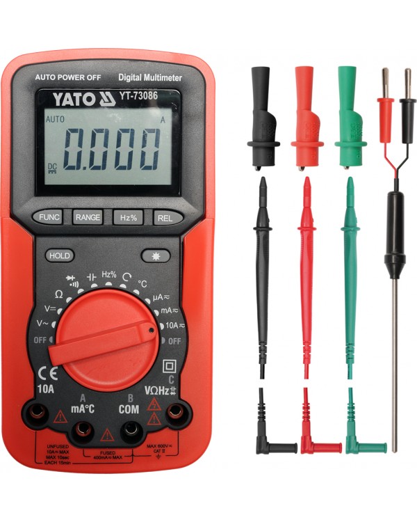 Мультиметр цифровой YATO YT-73086