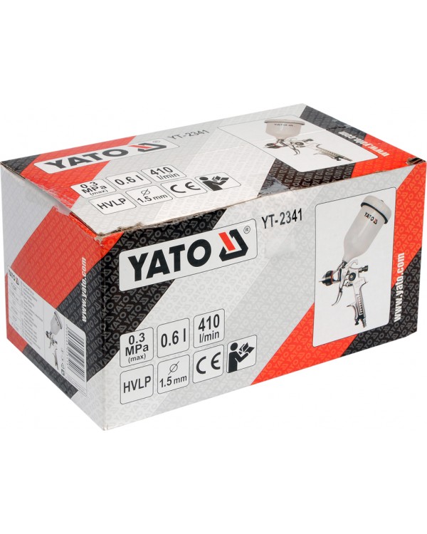 Краскопульт YATO HVLP, 1.5 мм