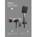 Смеситель для душа латунный, с шарнирным регулятором FALA RETRO BLACK 3