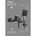 Смеситель для ванны латунный, с шарнирным механизмом FALA RETRO BLACK 3