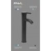 Смеситель для раковины латунный, с шарнирным регулятором FALA "RETRO BLACK 2" 75812