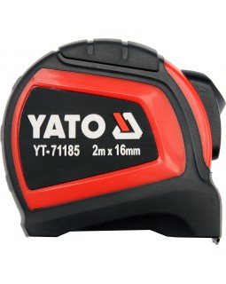 Рулетка стальная с нейлоновым покрытием YATO 2 м