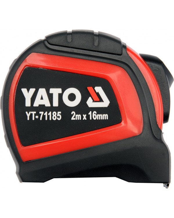Рулетка стальная с нейлоновым покрытием YATO 2 м