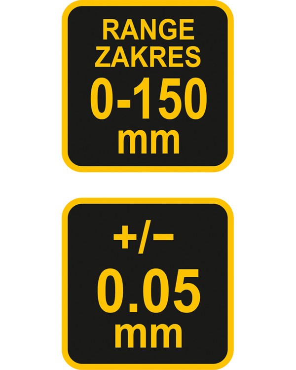 Штангенциркуль механический VOREL 150 мм, (из нержавейки)