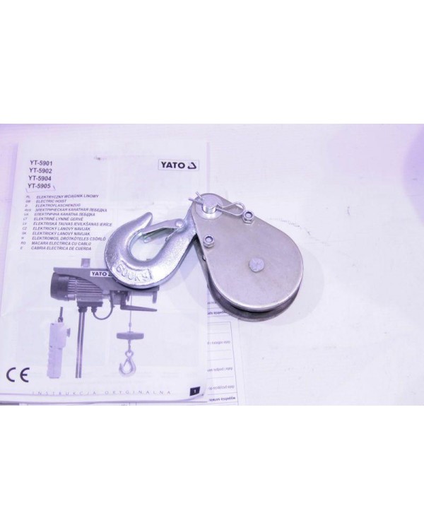 Лебедка электрическая YATO YT-5905, 1050 Вт, 600 кг