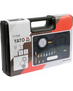 Тестер давления масла YATO YT-73030 (в кейсе + 12 переходников)-foto4