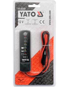 Тестер напряжения аккумуляторов и генераторов YATO YT-83101-foto3