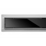 Трап для душа из нержавеющей стали, с сухим затвором FALA BLACK GLASS 60 см (75386)