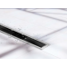 Трап для душа из нержавеющей стали, с сухим затвором FALA BLACK GLASS 60 см (75386)