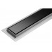 Трап для душа из нержавеющей стали, с сухим затвором FALA BLACK GLASS 80 см (75388)