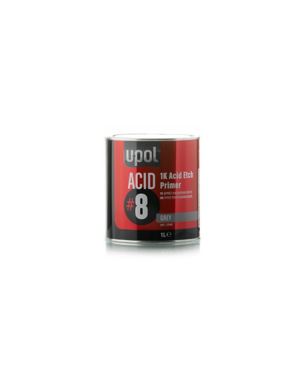 Грунт фосфатирующий (кислотный) U-POL Acid 8 банка 1 литр (ACID/1)