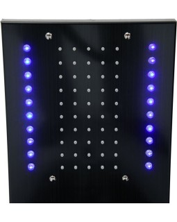 Душевая панель FALA STEELY 3 BLACK TITANIUM, 4 функции 140 х 20 х 7 см, шланг 150 см, из нержавеющей стали.-foto5