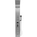 Душевая панель FALA STEELY 1 INOX, 4 функции 140 х 20 х 7 см, шланг 150 см, из нержавеющей стали.