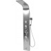 Душевая панель FALA STEELY 2 INOX, 4 функции 140 х 20 х 7 см, шланг 150 см, из нержавеющей стали.