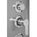 Душевая панель FALA STEELY 2 INOX, 4 функции 140 х 20 х 7 см, шланг 150 см, из нержавеющей стали.