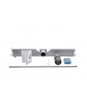 Трап для душа щелевой BW Tech Slim круглый, из нержавеющей стали (50-120 см)-foto11
