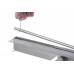 Трап для душа щелевой BW Tech Slim круглый, из нержавеющей стали (50-120 см)