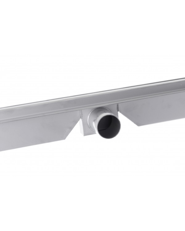 Трап для душа щелевой BW Tech Slim круглый, из нержавеющей стали (50-120 см)