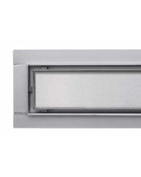 Трап для душа под плитку Epelli Piastrella 2 in 1 из нержавеющей стали с комбинированным затвором-foto2