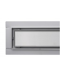 Трап для душа под плитку Epelli Piastrella 2 in 1 100 см, из нержавеющей стали с комбинированным затвором (20100)