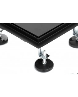 Трап для душа под плитку Epelli Quattro Nero 2 in 1, из нержавеющей стали с комбинированным затвором 200*200 мм-foto13