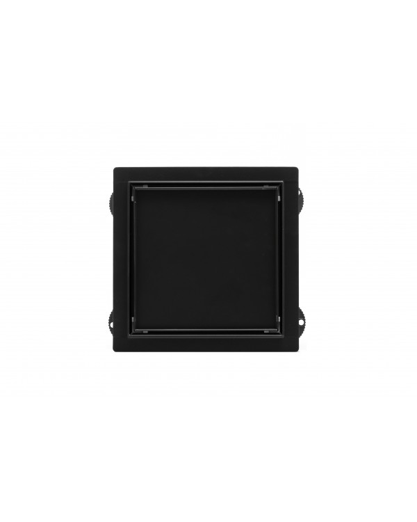 Трап для душа под плитку Epelli Quattro Nero 2 in 1, из нержавеющей стали с комбинированным затвором 200*200 мм