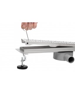 Трап для душа Epelli Capri 360, 80 см, из нержавеющей стали, с комбинированным затвором (70080)-foto3