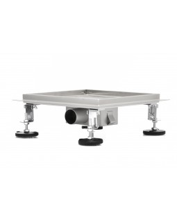 Трап для душа под плитку Epelli Quattro 2 in 1, 15*15 см, из нержавеющей стали с комбинированным затвором-foto5