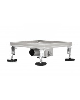Трап для душа под плитку Epelli Quattro 2 in 1, 25*25 см, из нержавеющей стали с комбинированным затвором-foto7