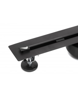 Трап для душа BW Tech Insible Black, из нержавеющей стали, с поворотным сифоном-foto3