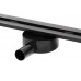 Трап для душа BW Tech Insible Black, из нержавеющей стали, с поворотным сифоном