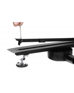 Трап для душа BW Tech Insible Black, из нержавеющей стали, с поворотным сифоном-foto9