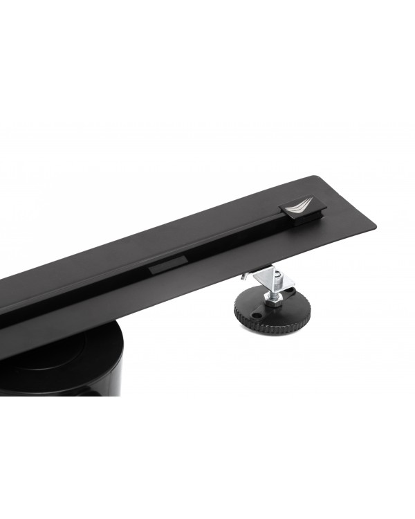 Трап для душа BW Tech Insible Black, из нержавеющей стали, с поворотным сифоном