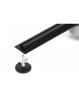 Трап для душа щелевой Epelli Slim Nero 60см, из нержавеющей стали. С поворотным сифоном (SN1060)-foto3