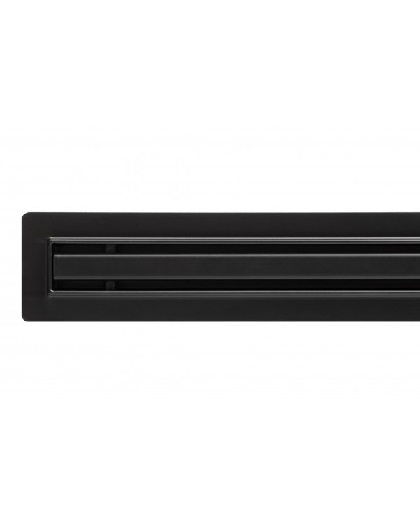 Трап для душа щелевой Epelli Slim Nero 70 см, из нержавеющей стали. С поворотным сифоном. (SN1070)