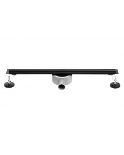 Трап для душа щелевой Epelli Slim Nero 70 см, из нержавеющей стали. С поворотным сифоном. (SN1070)-foto5