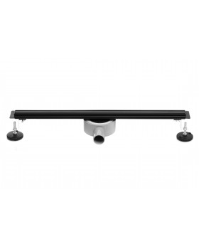 Трап для душа щелевой Epelli Slim Nero 70 см, из нержавеющей стали. С поворотным сифоном. (SN1070)-foto5