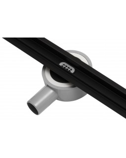 Трап для душа щелевой Epelli Slim Nero 70 см, из нержавеющей стали. С поворотным сифоном. (SN1070)-foto9