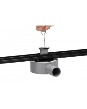 Трап для душа щелевой Epelli Slim Nero 80 см, из нержавеющей стали. С поворотным сифоном. (SN1080)-foto8