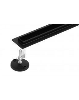 Трап для душа щелевой Epelli Slim Nero 90 см,из нержавеющей стали. С поворотным сифоном (SN1090)-foto9