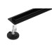 Трап для душа щелевой Epelli Slim Nero 90 см,из нержавеющей стали. С поворотным сифоном (SN1090)
