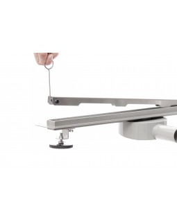 Трап для душа щелевой BW Tech Slim 360, с поворотным сифоном, из нержавеющей стали (50-120 см)-foto4