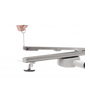 Трап для душа щелевой BW Tech Slim 360, с поворотным сифоном, из нержавеющей стали (50-120 см)-foto4