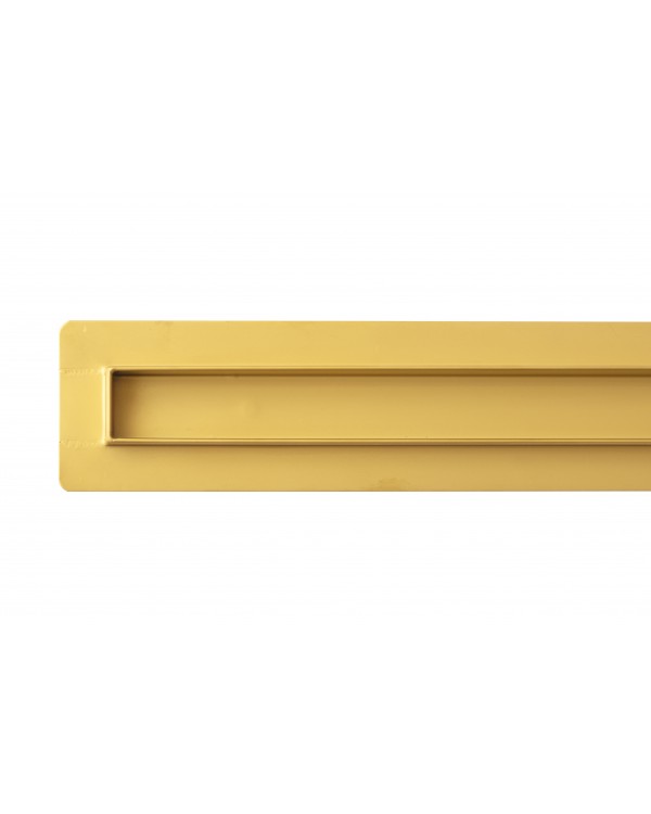 Трап для душа щелевой Epelli Slim D`oro из нержавеющей стали. С поворотным сифоном. 