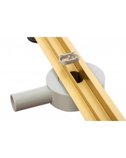 Трап для душа щелевой Epelli Slim D`oro из нержавеющей стали. С поворотным сифоном. -foto13