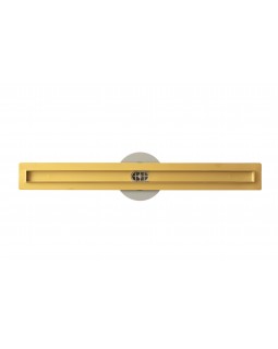 Трап для душа щелевой Epelli Slim D`oro из нержавеющей стали. С поворотным сифоном. -foto9