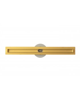 Трап для душа щелевой Epelli Slim D`oro из нержавеющей стали. С поворотным сифоном. -foto9