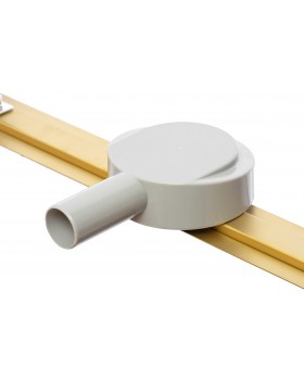 Трап для душа щелевой Epelli Slim D`oro из нержавеющей стали. С поворотным сифоном. -foto11